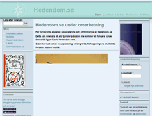 Tablet Screenshot of hedendom.se